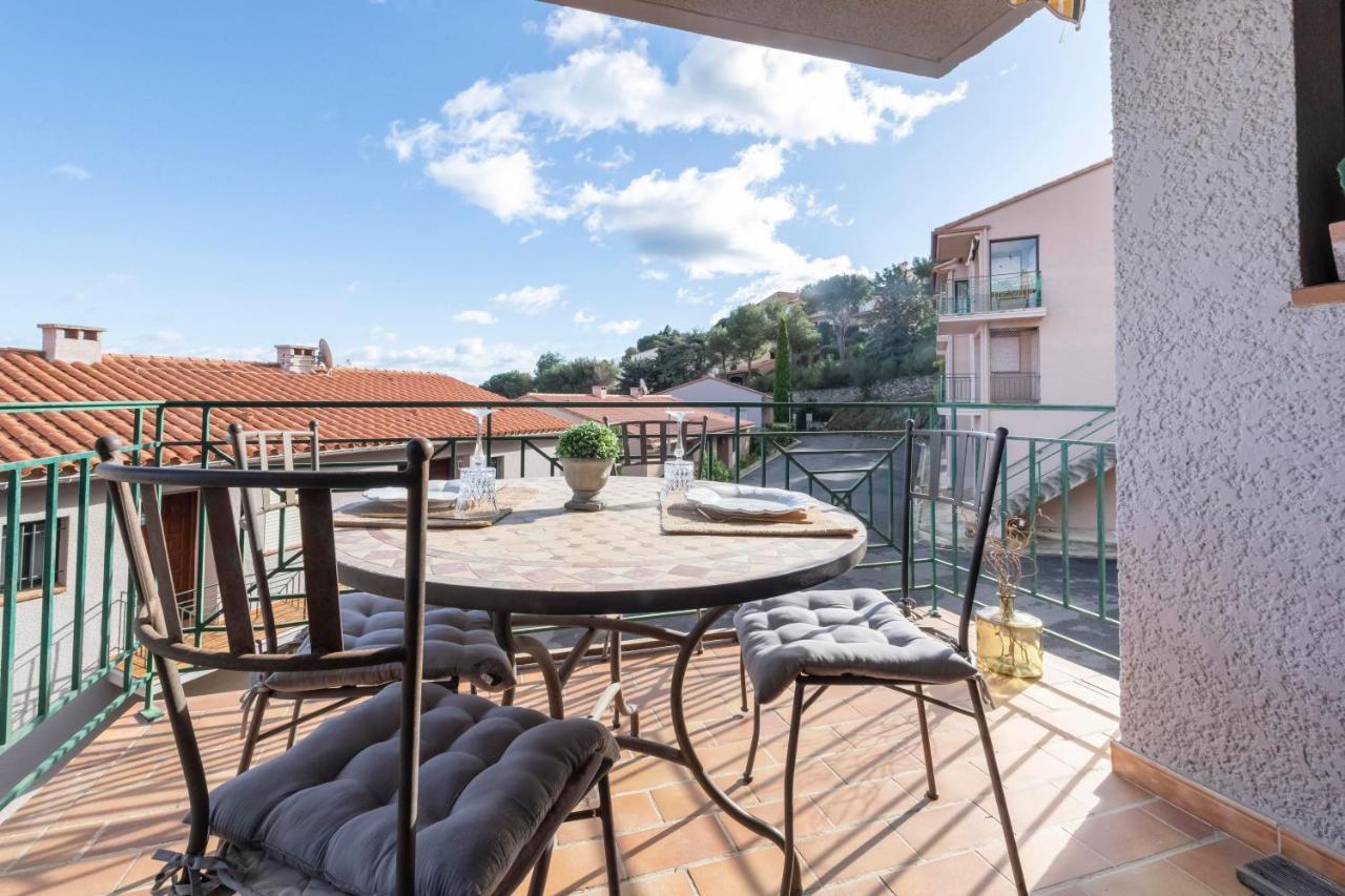 Le Petit Colliourenc - Apt Climatise Avec Terrasse Exterior foto